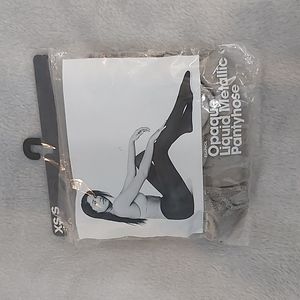American apparel opaque liquid metallic pantyhose sz. Xs/S